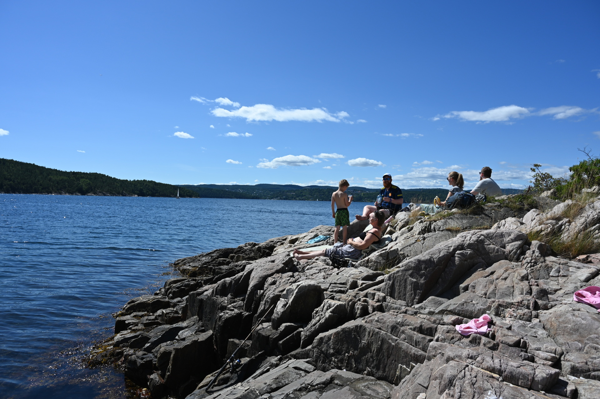 Bading på Lågøya